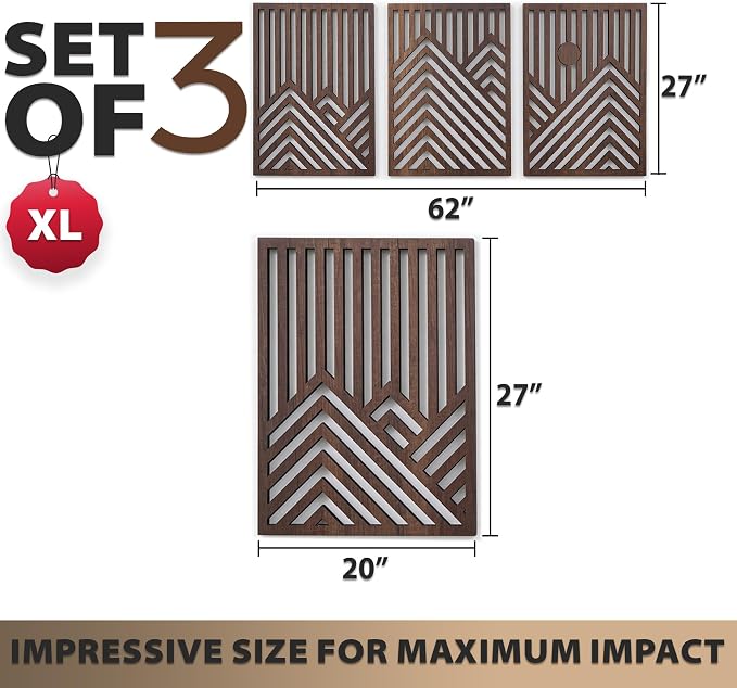 qmmp Modern Wooden Wall Sculptures - Image 5