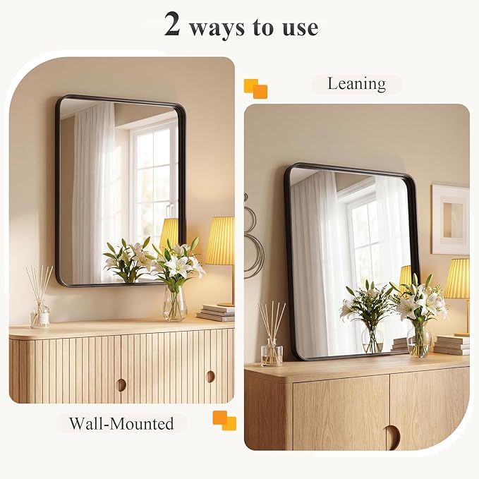 NEWBULIG 36X40 Inch Bathroom Mirror - Image 6