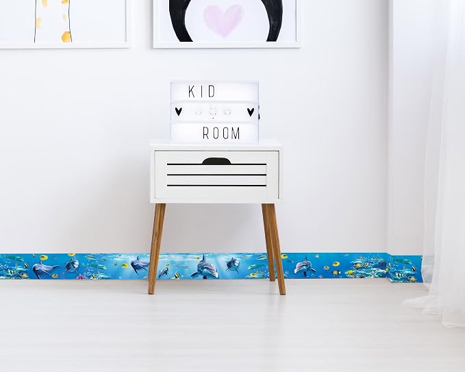 FLFK Peel and Stick Wallpaper Border Wall Decals - Image 3