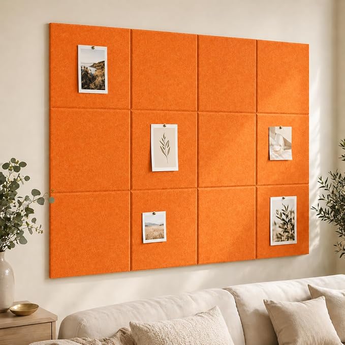 Large Cork Boards for Walls – 36" x 24" Self Adhesive Felt Wall Tiles - Image 7