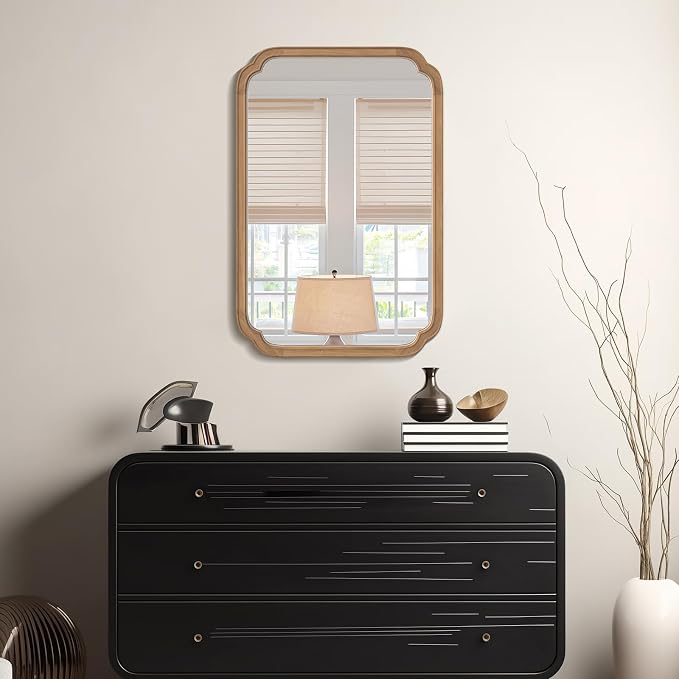 WallBeyond 24" x 36" Rounded Corner Arch Wall Mirror - Image 3