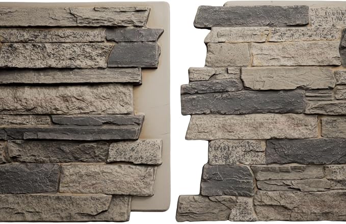 EverStone Acadia Ledge Faux Stone Panel, Urban Color - Image 8