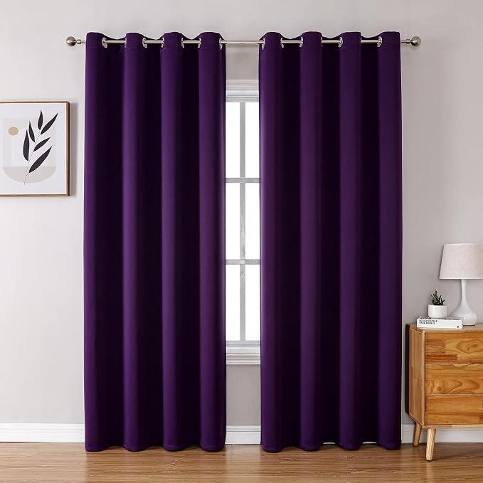 ChrisDowa Blackout Curtains 108 Inches Long 2 Panels Set by ChrisDowa