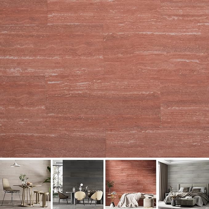 SINGULARWOOD 15pcs/26.46 sq ft Soft Stone Wall Tiles, Flexible Travertine Rock by SINGULARWOOD