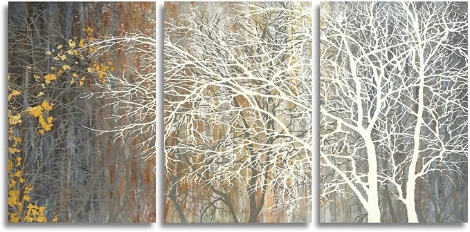 Yihui Arts Brown Canvas Wall Art - Image 3