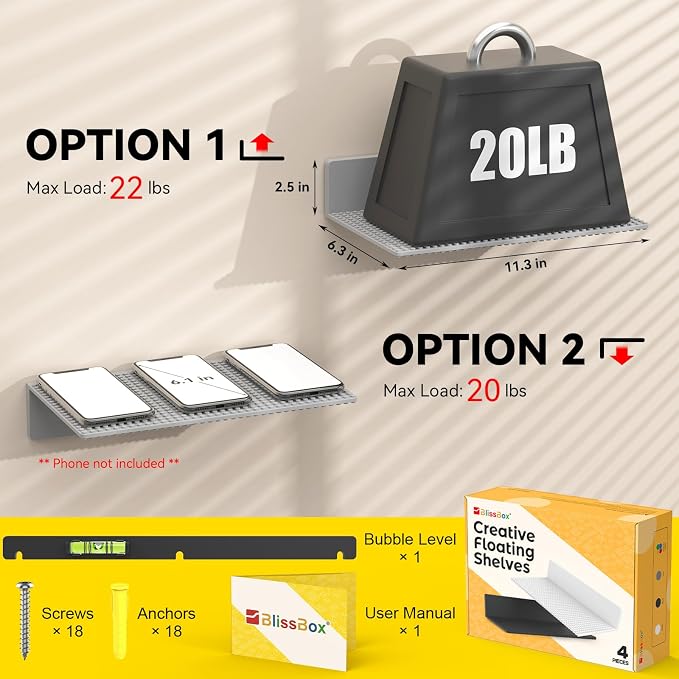 BlissBox 4-Pack Display Shelves - Image 2