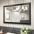 Amorho Black Bathroom Mirror, Living Room, Large Rectangle Vanity Mirrors. by Amorho