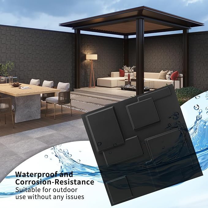 Art3d 100 Pack Decorative 3D Wall Panels, 97 Sq.Feet PVC Interior Wall Décor - Image 5