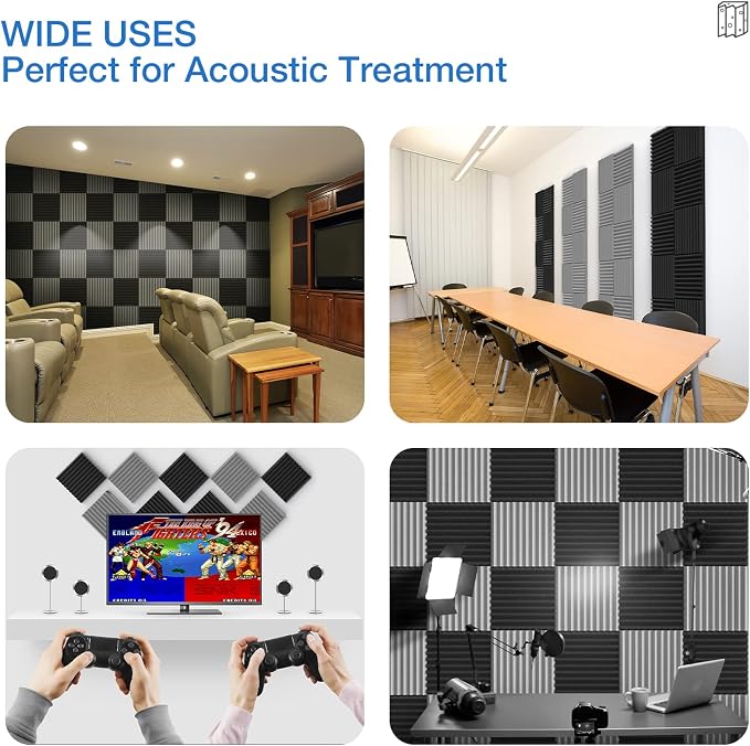 24 Pack Self-Adhesive Acoustic Panels - Image 5