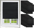 Changshade 12 Pack Temporary Shades, Pleated Paper Blinds by Changshade