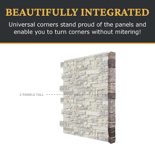 AZ Faux High-Density Polyurethane Faux Stone Flush Outside Corner - Image 7