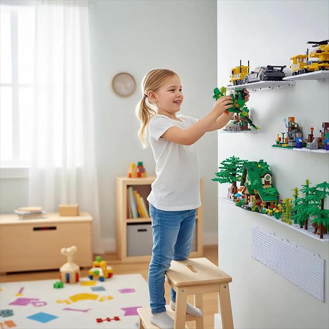LRANFOW 6 Pack Wall Display Shelves - Image 2