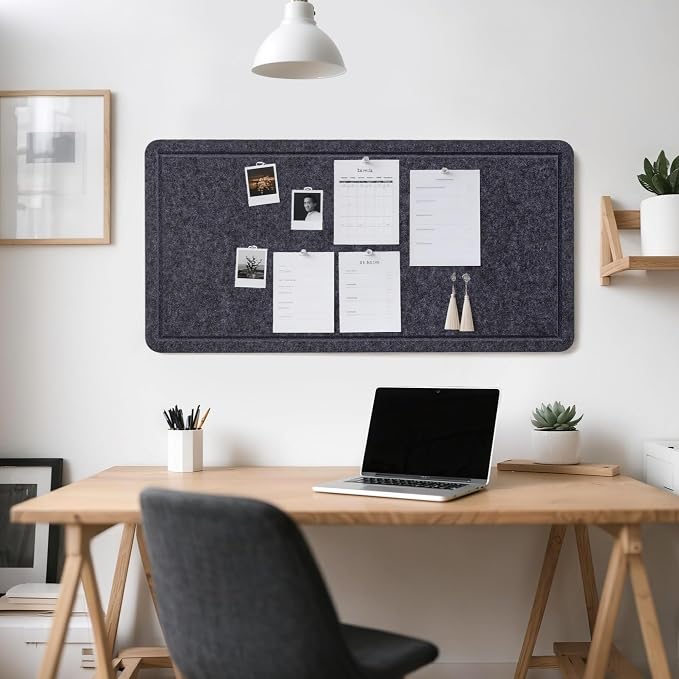 Lightomorrow Bulletin Board, 35 x 17 1/2 inches Felt Board - Image 5