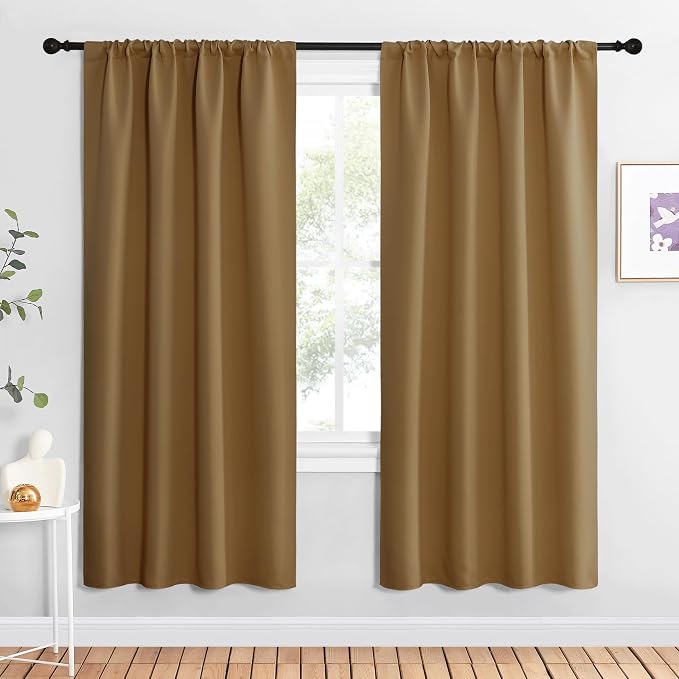 NICETOWN Blackout Curtains for Living Curtains, 2 Panels, 42 by 72, Room by NICETOWN