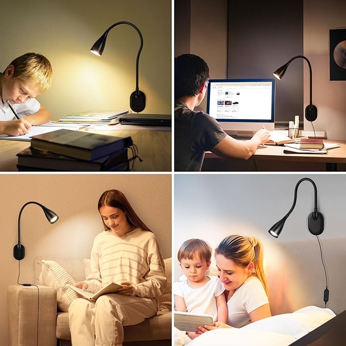 LiFMIRA Wall-Mounted LED Bedside Reading Light - Image 9