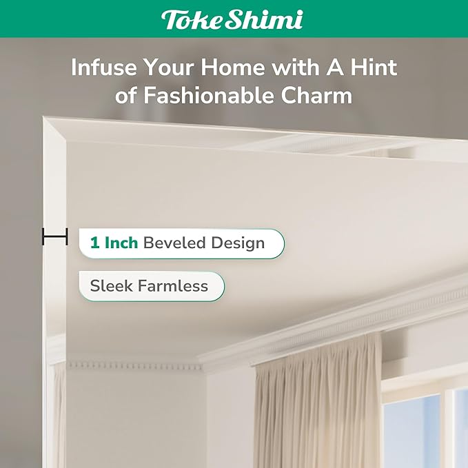 TokeShimi 16x24 Beveled Mirror Bathroom Rectangle, Bathroom Vanity Mirror - Image 5