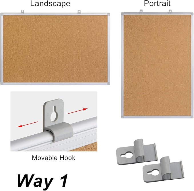 Large Cork Board Bulletin Board 48 x 36, Office Board - Image 6