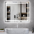 Koonmi 36"x24" LED Mirror for Bathroom, 90CRI Anti-Fog Vanity Mirror by KOONMI