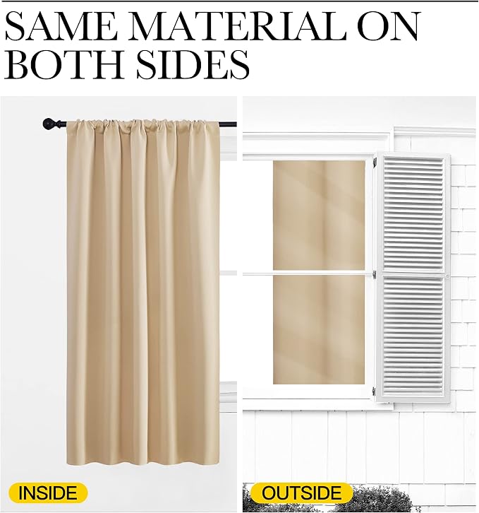 NICETOWN Blackout Curtain Panels - Image 5