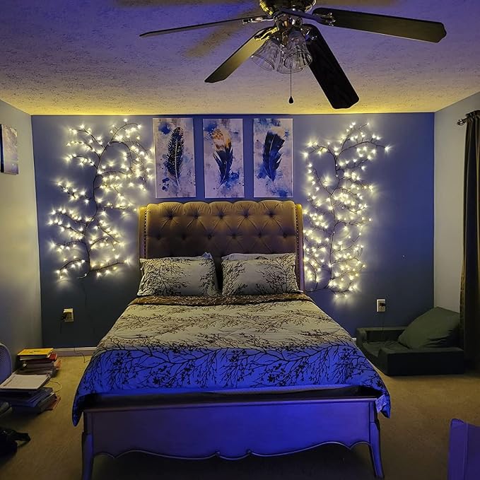 Enchanted Willow Vine Lights for Wall: 7.5FT led Twinkling Tree Branch Light - Image 8