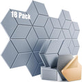 18 Pack Self-Adhesive Acoustic Panels 12" X 10" X 0.4" by Dailycooper