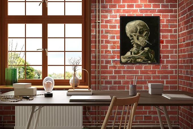 Wieco Art Framed Art Skull of a Skeleton - Image 5