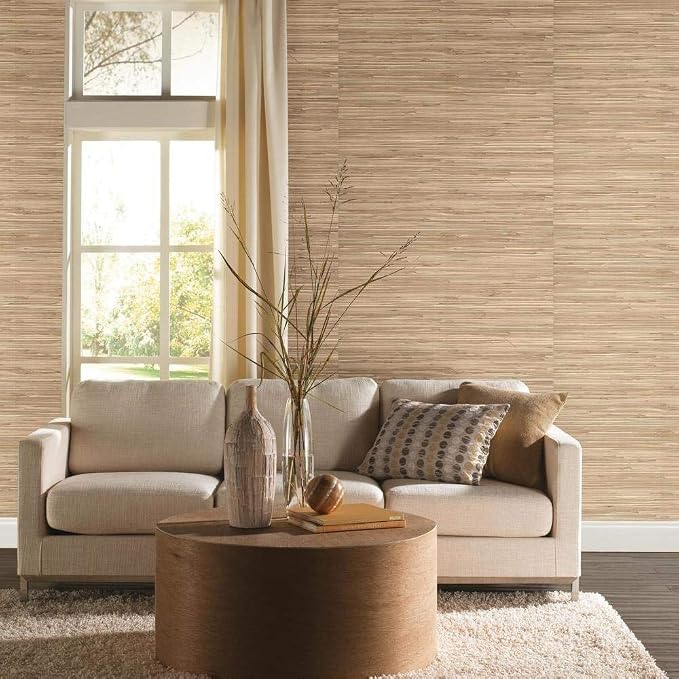 York Wallcoverings NZ0787 Grasscloth by River Grass Wallpaper - Image 3