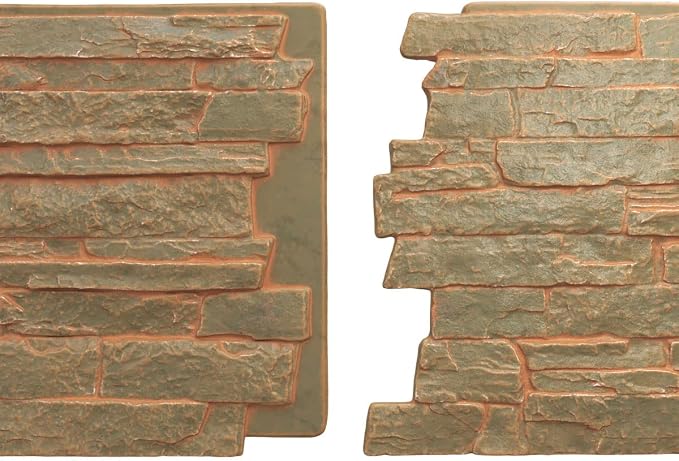 EverStone Acadia Ledge Faux Stone Panel, Iron Mill Color - Image 8