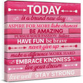 Pink Wall Decor, Inspirational Office Wall Art by VAHATAN