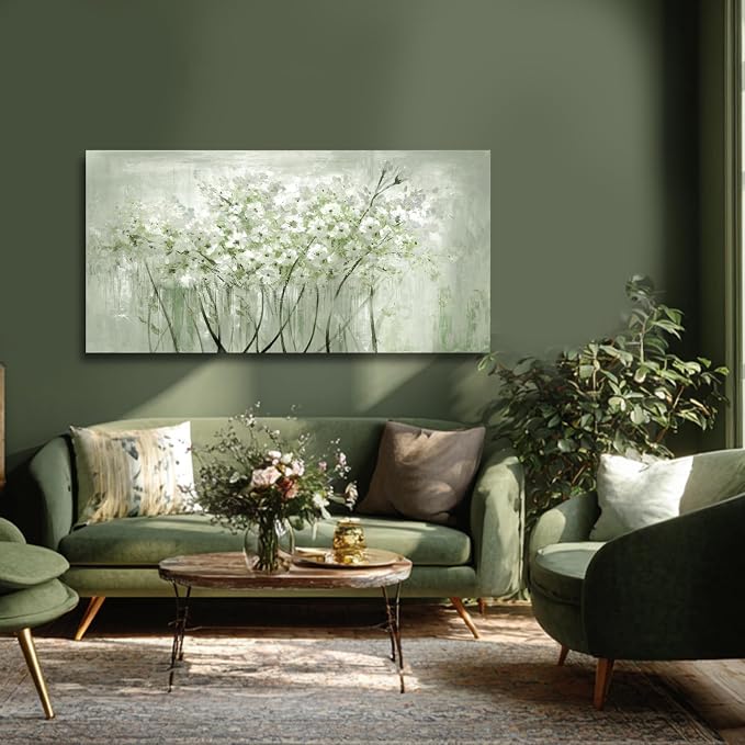 Modern Botanical Canvas Wall Art - Image 2