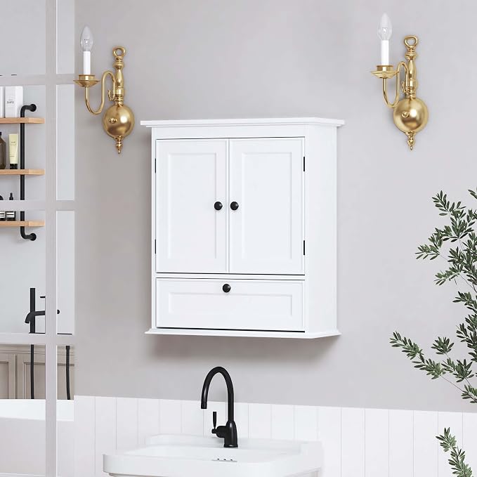 Spirich Bathroom Cabinet Wall Mounted, Small Bathroom Wall Cabinet Over Toilet - Image 6