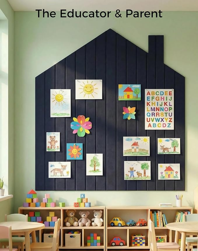 Aothia 12-Pack Felt Bulletin Board Tiles - Image 8