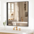 36”x 30” Black Bathroom Mirrors by Dimelax