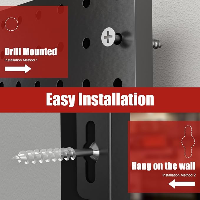 Peg Board 8 Pack Metal Pegboard Panels - Image 6