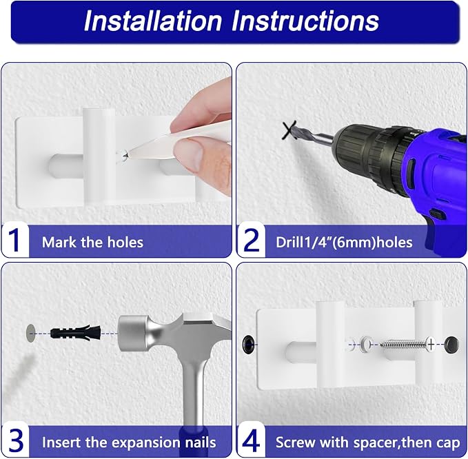 Bntuk Coat Rack Wall Mount - Image 4