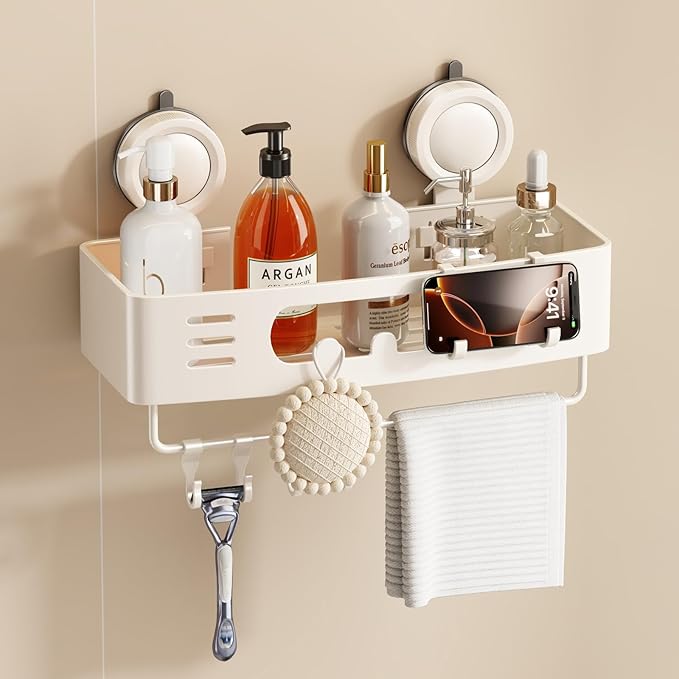 Voldra Shower Caddy Suction Cup, Shower Shelves by VOLDRA