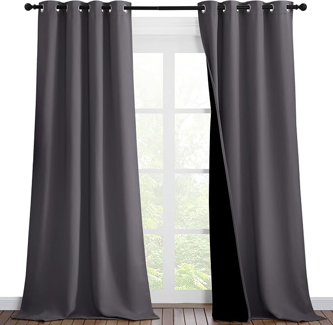 NICETOWN 100% Blackout Blinds, Laundry Room Decor Window Treatment Curtains by NICETOWN