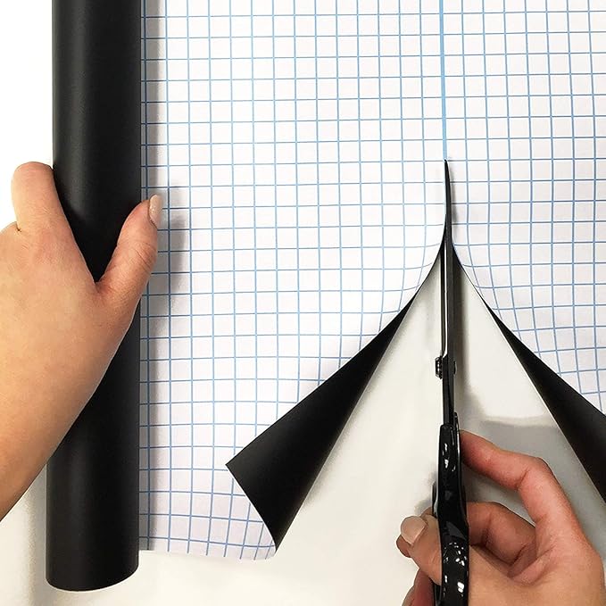 Extra Large Chalkboard Peel and Stick Paper 9 Feet roll + Color Chalk Included - Image 2