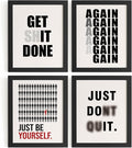 DSHFG Motivational Office Wall Art Prints Set of 4, Office Artwork Wall Decor by Unknown