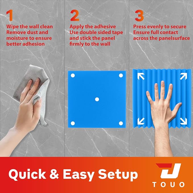 54 Pack Acoustic Panels – Sound Proof Foam Panels - Image 8
