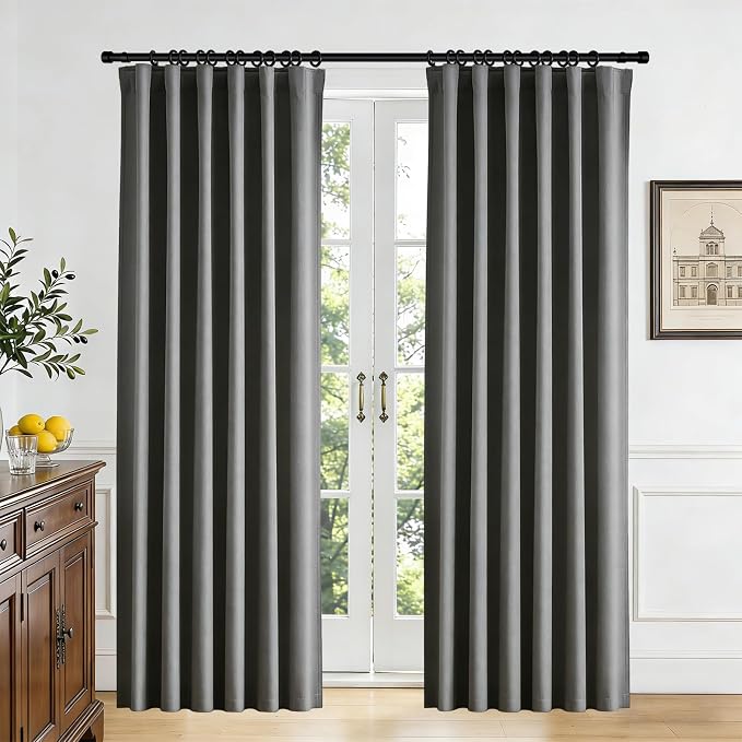 Room Divider Blackout Curtain Track Curtains Wall Dividers Panels Screen by CBSROROHome