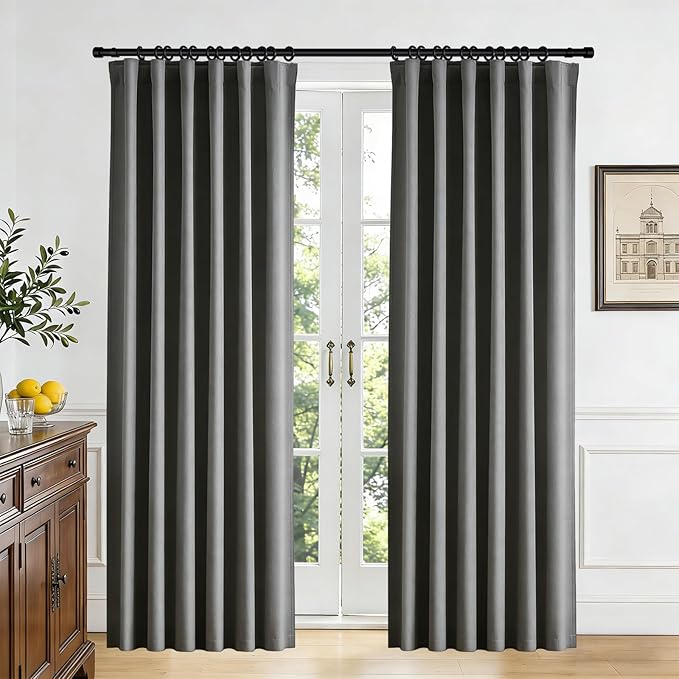 Room Divider Blackout Curtain Track Curtains Wall Dividers Panels Screen by CBSROROHome