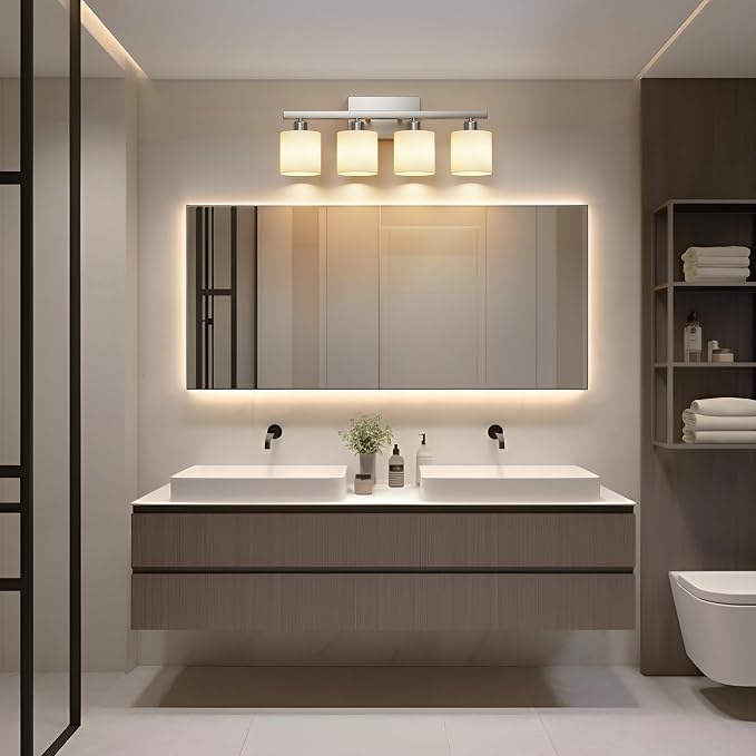 PARTPHONER Bathroom Light Fixtures, Bathroom Lighting Fixtures Over Mirror - Image 7