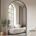 Prywot Arched Floor Mirror, 76 "x 34" Full Length Mirror Wall Mirrors Hanging by Prywot