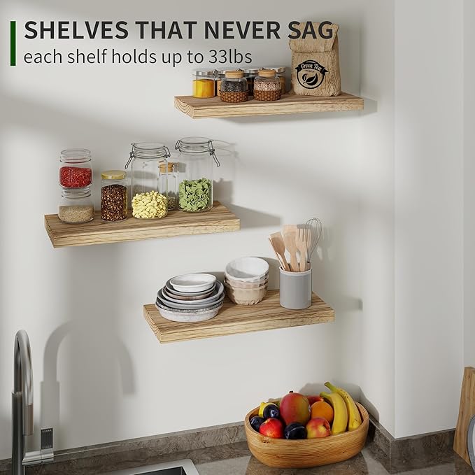 Marsmiles Wood Floating Shelves - Image 6