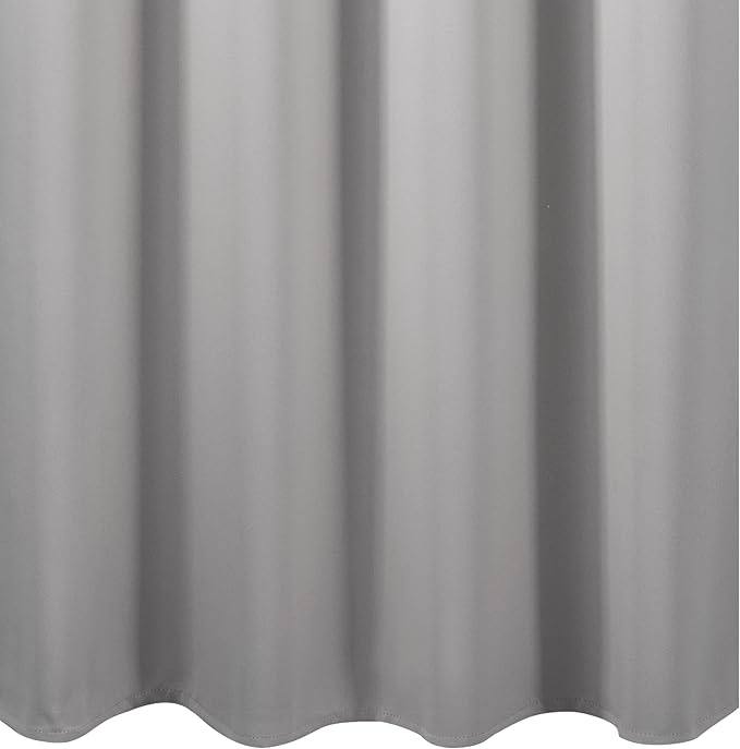 LEMOMO Blackout Curtains 52 x 45 inch/Light Grey Curtains Set of 2 - Image 9