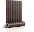 Peel and Stick PVC Slat Wall Panels, Wood Grain Self-Adhesive Soundproof by LVSHI