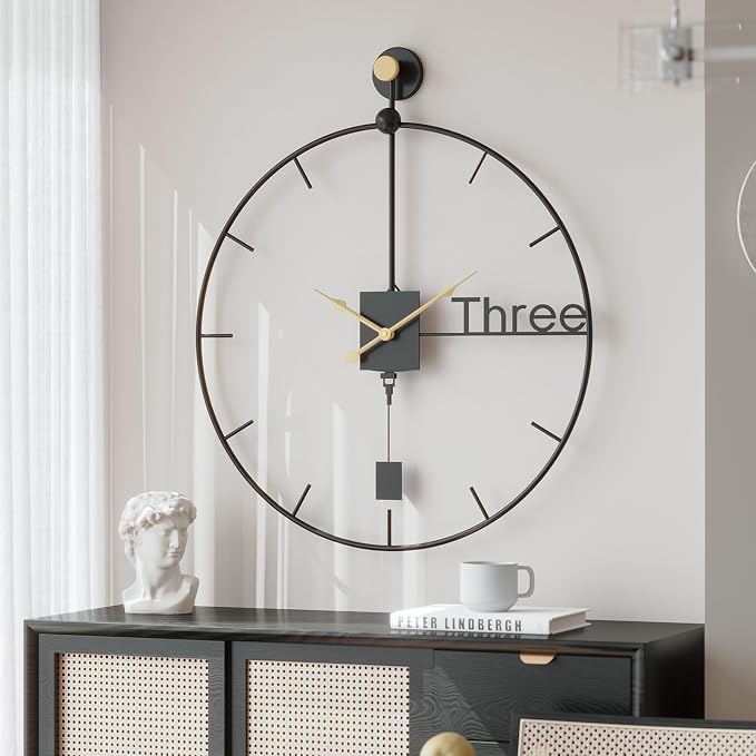 Cuspin 24 inch Large Wall Clock - Image 2