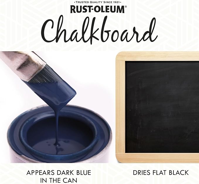 Rust-Oleum 206540 Chalkboard Brush-On Paint, 30 oz - Image 8