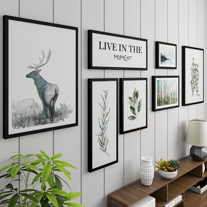 LaCheery Black Wood Mirror Frame Border Peel and Stick Mirror Border Tape Black - Image 7